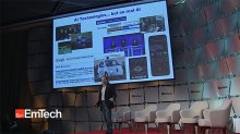 Josh Tenenbaum on stage at EmTech