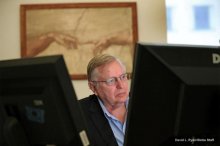 Patrick Winston at his desk