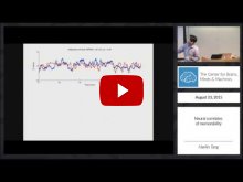 Embedded thumbnail for Neural Correlates of Memory and Prediction