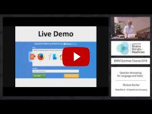 Embedded thumbnail for Question Answering for Language and Vision (40:04)