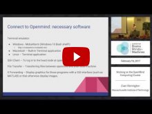 Embedded thumbnail for Working on the OpenMind Computing Cluster