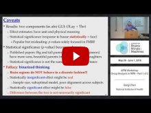 Embedded thumbnail for 16 - Group Analysis in fMRI: Part 1 of 2