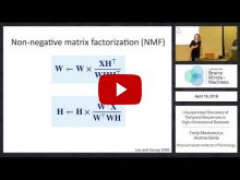 Embedded thumbnail for Unsupervised discovery of temporal sequences in high-dimensional datasets (1:14:24)