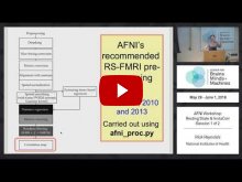 Embedded thumbnail for 30 - Resting State &amp;amp; InstaCorr: Part 1 of 2